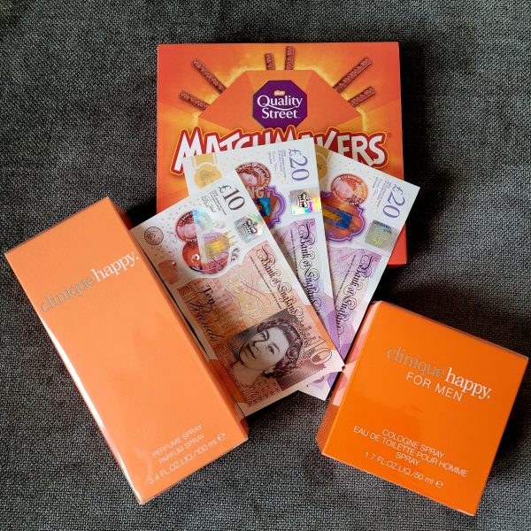 Halloween Special His and Hers Matching Clinique Fragrance and £50 Voucher